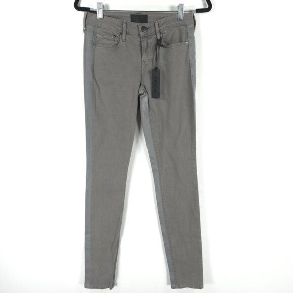 Vince Denim - NWT Vince. Women’s Skinny Jeans Gray‎ Side Stripes Tuxedo Dylan Mid Rise Size 25